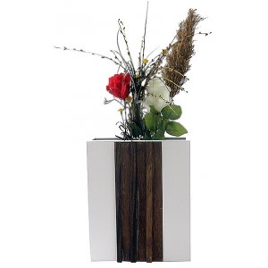 FLORERO DE MADERA